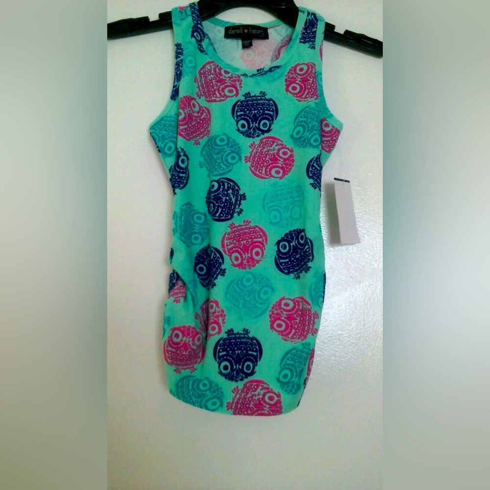 Derek Heart Girl multi color sleeveless tank top S 6/6X